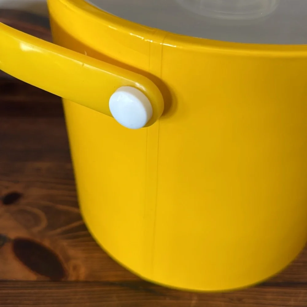 Vintage Shelton-Ware Yellow Ice Bucket